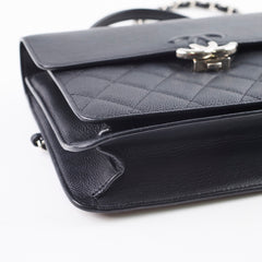 Chanel Small CC Box Flap Black Caviar