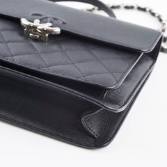 Chanel Small CC Box Flap Black Caviar