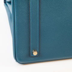Hermès Birkin 35 Epsom Vert Bosphore- T Stamp
