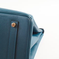Hermès Birkin 35 Epsom Vert Bosphore- T Stamp