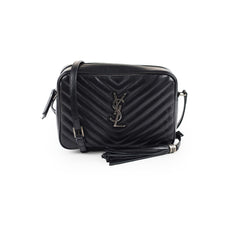 Saint Laurent Lou Camera Bag Quilted Black SHW