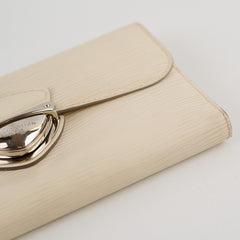 Louis Vuitton Epi Eugenie Long Wallet Ivory