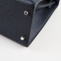 Hermes Kelly 28 Blue Indigo Epsom Sellier PHW Y Stamp