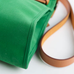 Hermes Herbag 31 Green - X Stamp