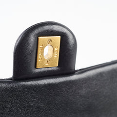 Chanel Rectangle Mini Gold Ball Black Lambskin GHW