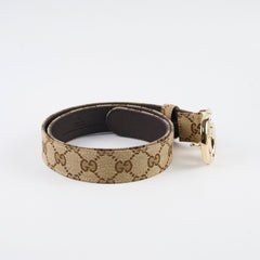 Gucci GG Marmont Printed Canvas Belt size 75