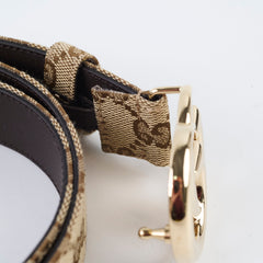 Gucci GG Marmont Printed Canvas Belt size 75