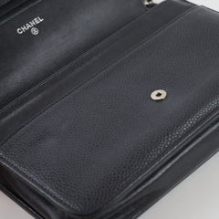 Chanel CC WOC Black Caviar