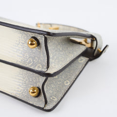 Fendi Peekaboo ISeeU Petite Ombre Lizard