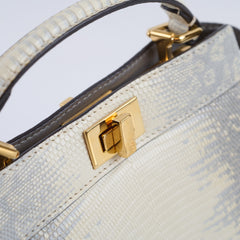 Fendi Peekaboo ISeeU Petite Ombre Lizard