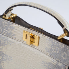 Fendi Peekaboo ISeeU Petite Ombre Lizard