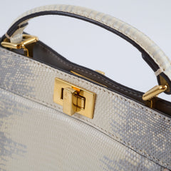 Fendi Peekaboo ISeeU Petite Ombre Lizard