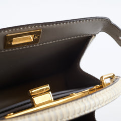 Fendi Peekaboo ISeeU Petite Ombre Lizard