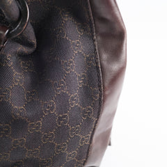 Gucci Chocolate Brown Canvas Tote