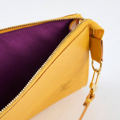 Louis Vuitton Pochette Accessories Yellow Epi