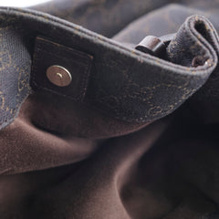 Gucci Chocolate Brown Canvas Tote