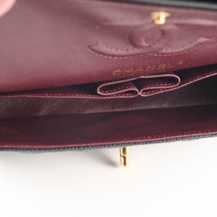 Chanel Caviar Small Classic Flap GHW Black 18 Series