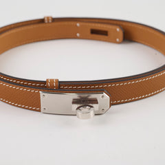 Hermes Kelly 18 Pocket Belt Epsom Gold - Stamp W