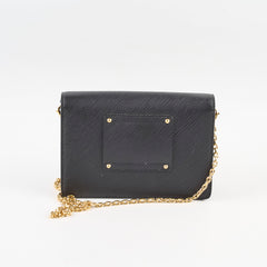 Louis Vuitton Twist Wallet On Chain WOC Epi Black