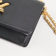 Louis Vuitton Twist Wallet On Chain WOC Epi Black