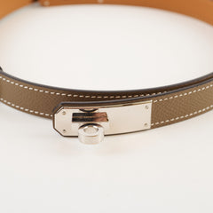 Hermès Kelly Etoupe Epsom Belt