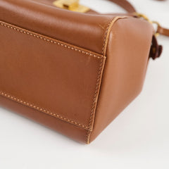 Fendi Mini Peekaboo Caramel Brown