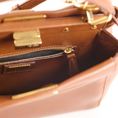Fendi Mini Peekaboo Caramel Brown
