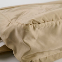 Prada Nylon Messenger Bag Light Beige