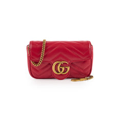 Gucci Marmont Supermini Red