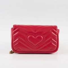 Gucci Marmont Supermini Red