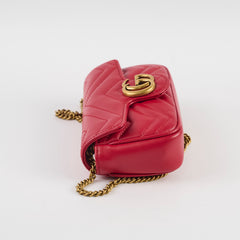 Gucci Marmont Supermini Red