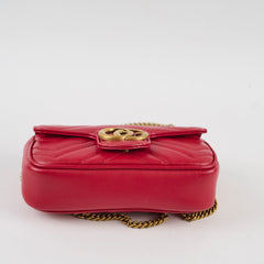 Gucci Marmont Supermini Red