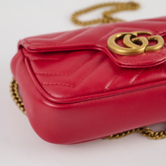 Gucci Marmont Supermini Red