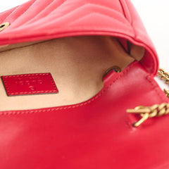 Gucci Marmont Supermini Red