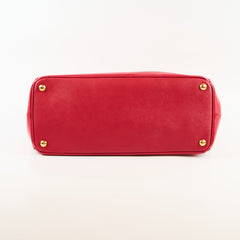 Prada Large Galleria Saffiano Tote Red