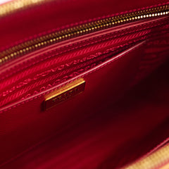 Prada Large Galleria Saffiano Tote Red