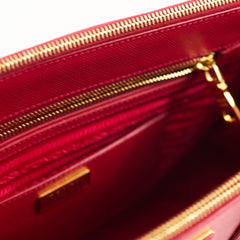 Prada Large Galleria Saffiano Tote Red