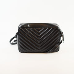 Saint Laurent College Small Navy Bag