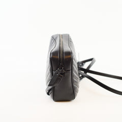 Saint Laurent College Small Navy Bag