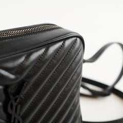 Saint Laurent College Small Navy Bag