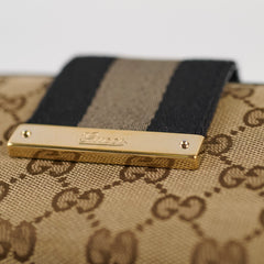 Gucci Canvas Long Wallet GG Supreme Brown