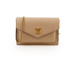 Louis Vuitton Mylockme Chain Pochette Greige Beige
