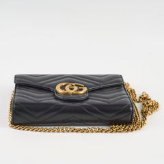 Gucci Marmont Wallet On Chain Black