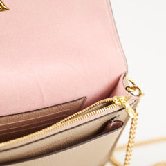 Louis Vuitton Mylockme Chain Pochette Greige Beige