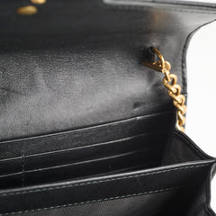 Gucci Marmont Wallet On Chain Black