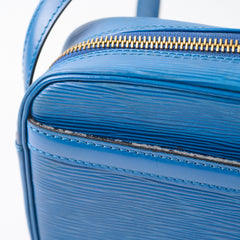 Louis Vuitton Epi June Shoulder Bag Blue
