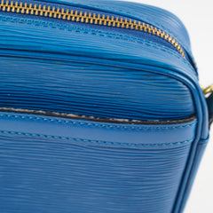 Louis Vuitton Epi June Shoulder Bag Blue