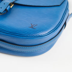 Louis Vuitton Epi June Shoulder Bag Blue