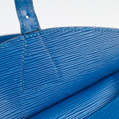 Louis Vuitton Epi June Shoulder Bag Blue