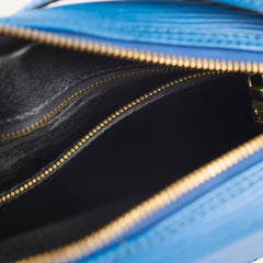 Louis Vuitton Epi June Shoulder Bag Blue